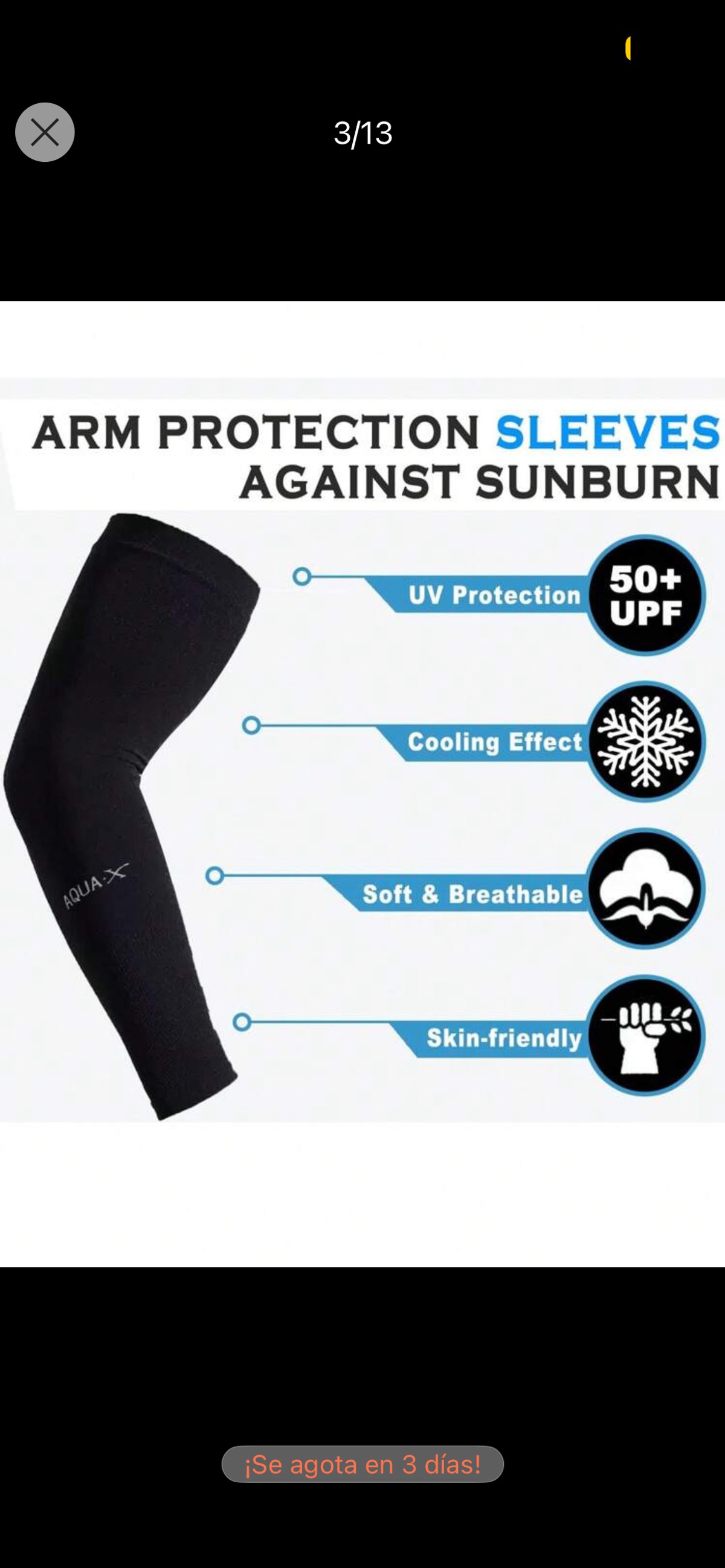 Mangas para protección solar  - 5