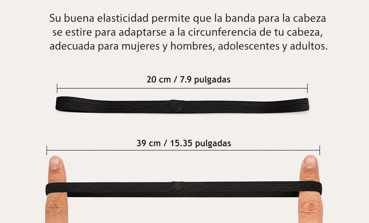 Cinta Antideslizante Deportiva para el Cabello - 2
