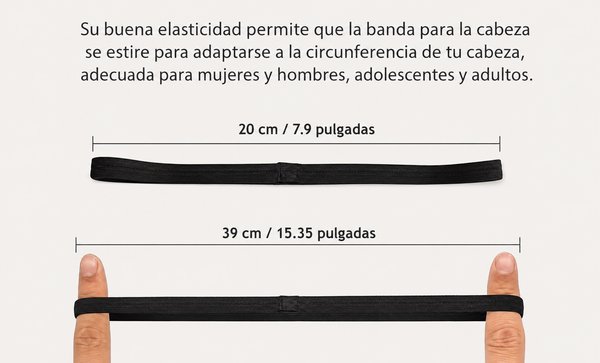 Cinta Antideslizante Deportiva para el Cabello