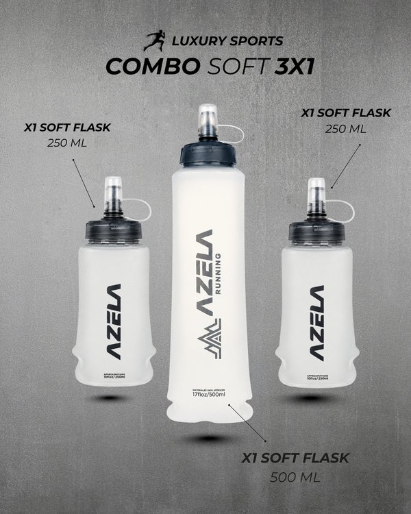 Combo Soft Flask Azela Running 3x1