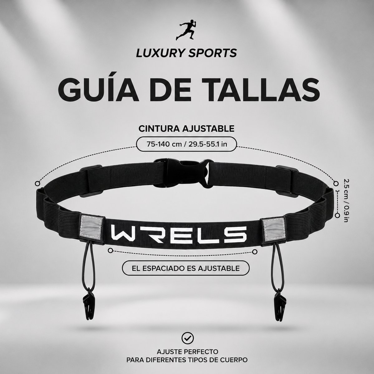 PORTA DORSAL WRELS - NEGRO