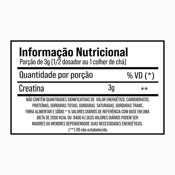Creatina natural 300 g - Sudract