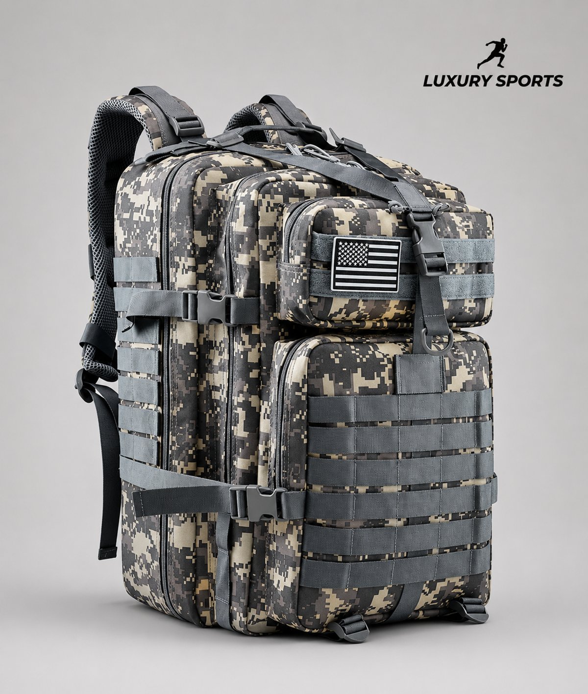 MOCHILA TÁCTICA 45 LITROS - CAMUFLADO