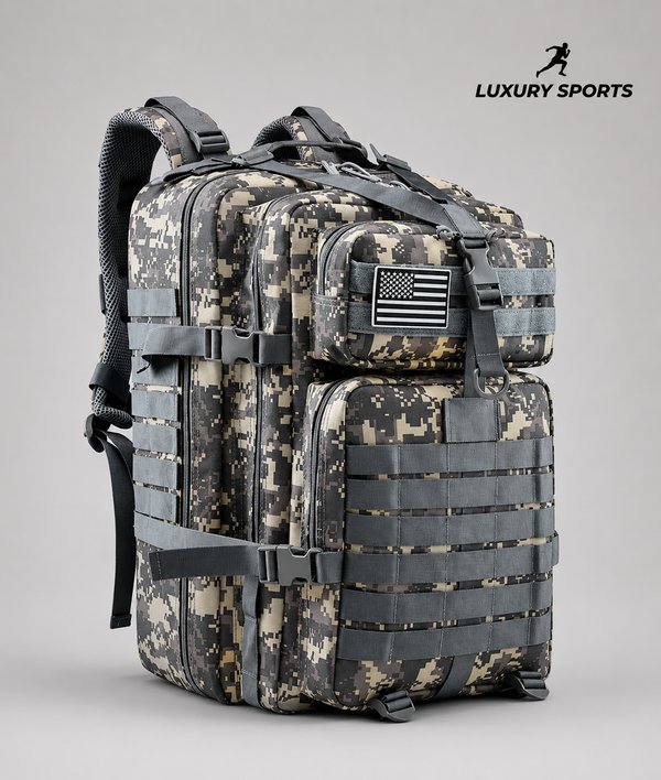 MOCHILA TÁCTICA 45 LITROS - CAMUFLADO