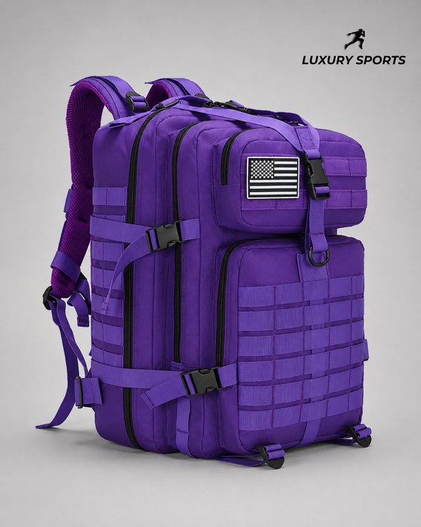 MOCHILA TACTICA 45 LITROS - VIOLETA