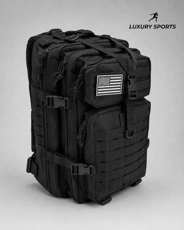 MOCHILA TÁCTICA 45 LITROS - NEGRO