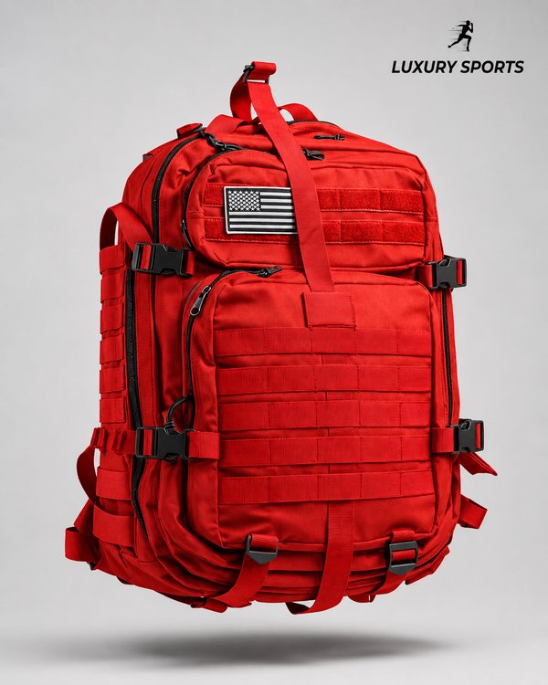 MOCHILA TÁCTICA 45 LITROS - ROJO