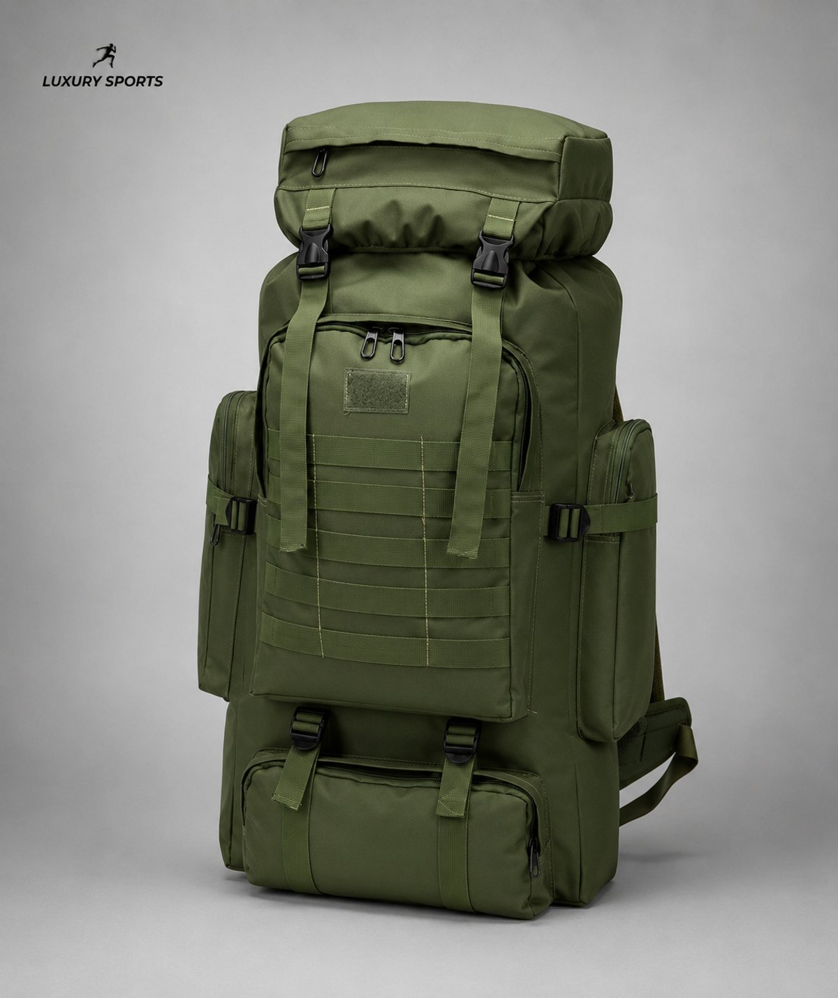 MOCHILA TÁCTICA 80 LITROS - VERDE MUSGO