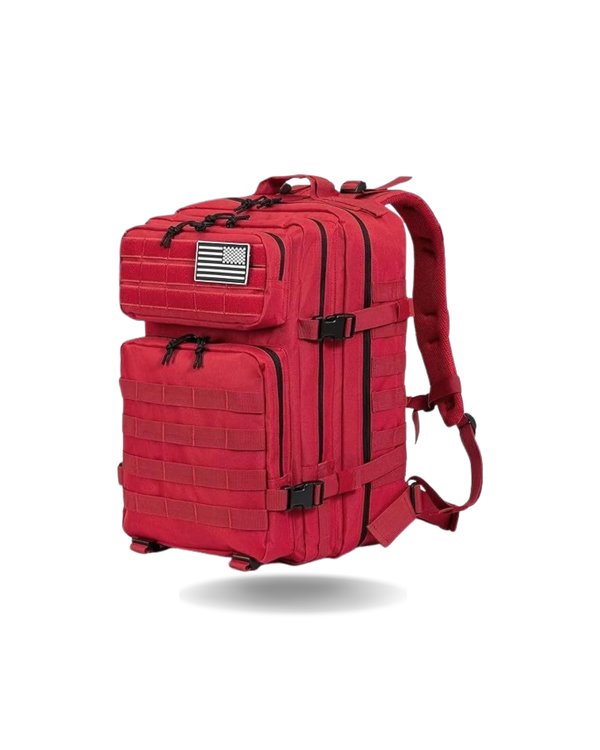 MOCHILA TÁCTICA 45 LITROS - ROJO
