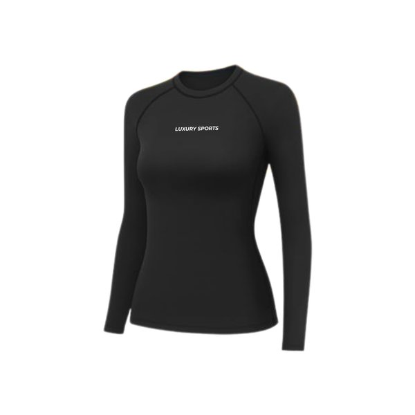 Remera Térmica Femenina Negra 