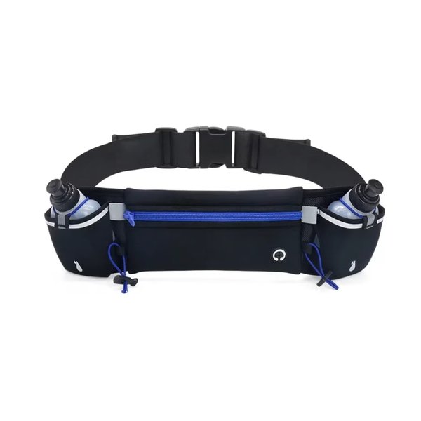 RIÑONERA CON BIDONES - AZUL