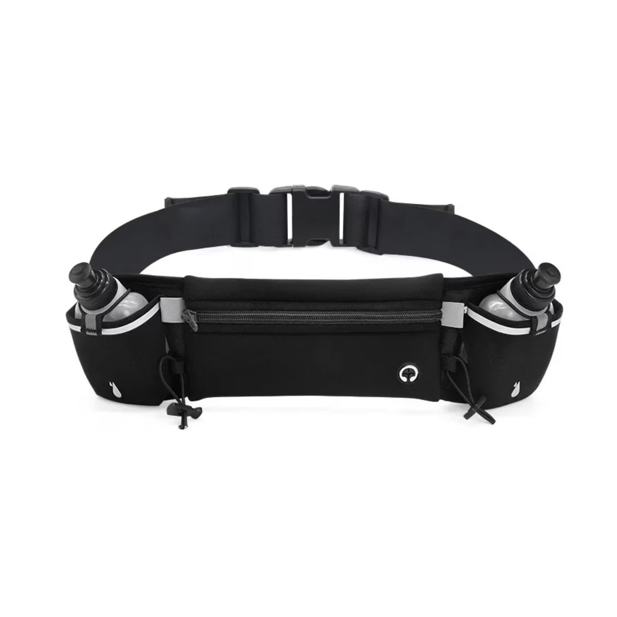 RIÑONERA CON BIDONES - NEGRO