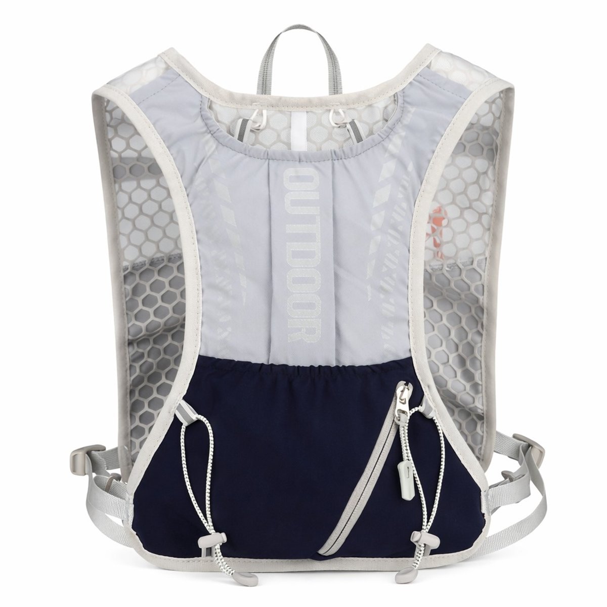 MOCHILA OUTDOOR - 7 LITROS - AZUL / GRIS