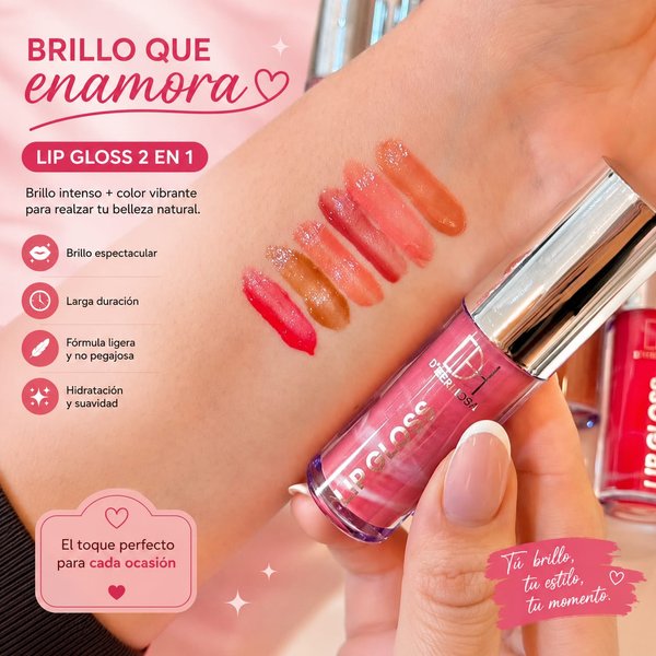 Lip Gloss con color