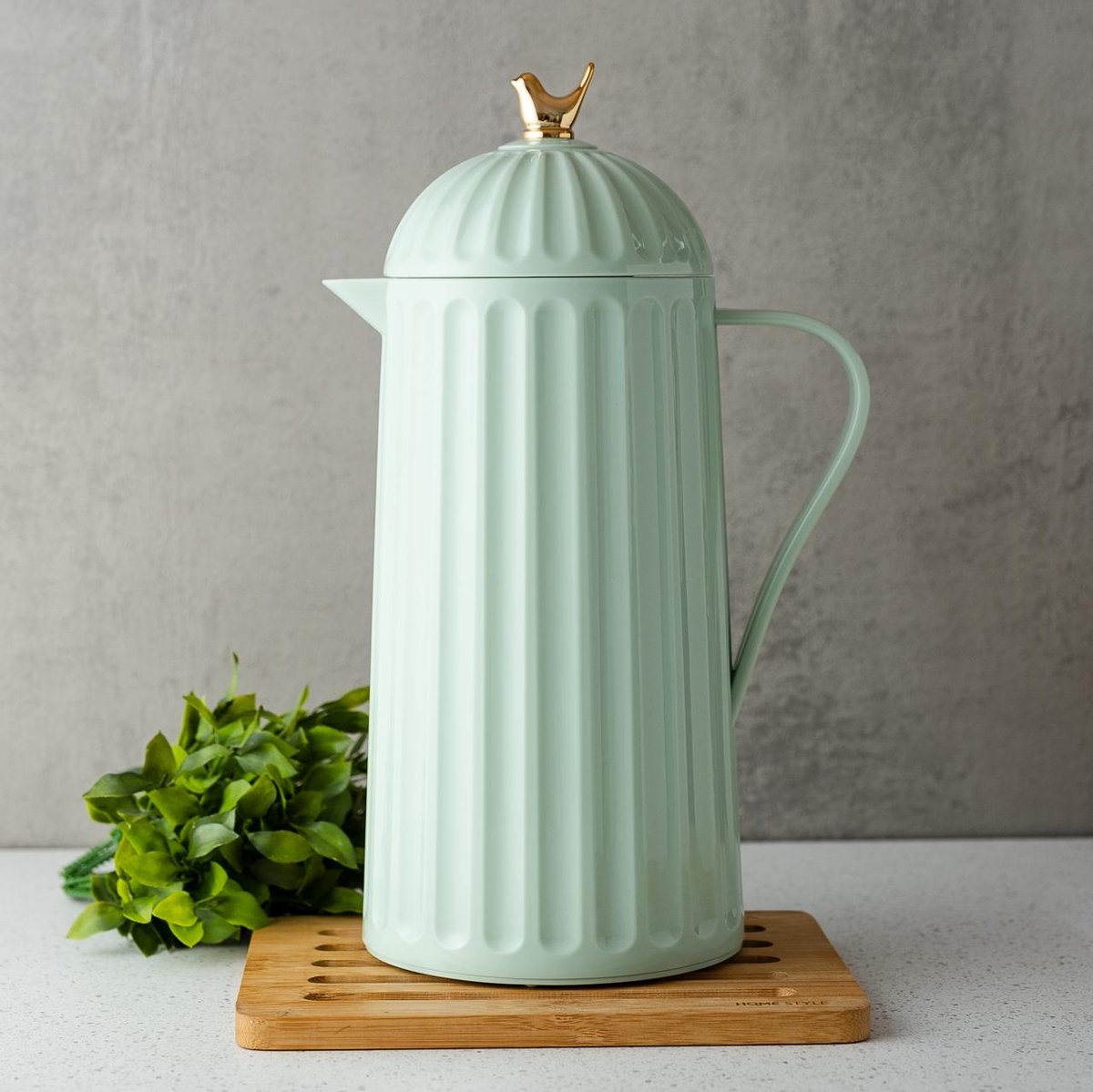 TERMO DE PLÁSTICO 1L BIRD VERDE MENTA 