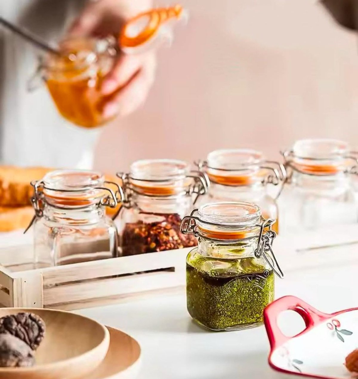 SET DE 6 FRASCOS PARA ESPECIAS