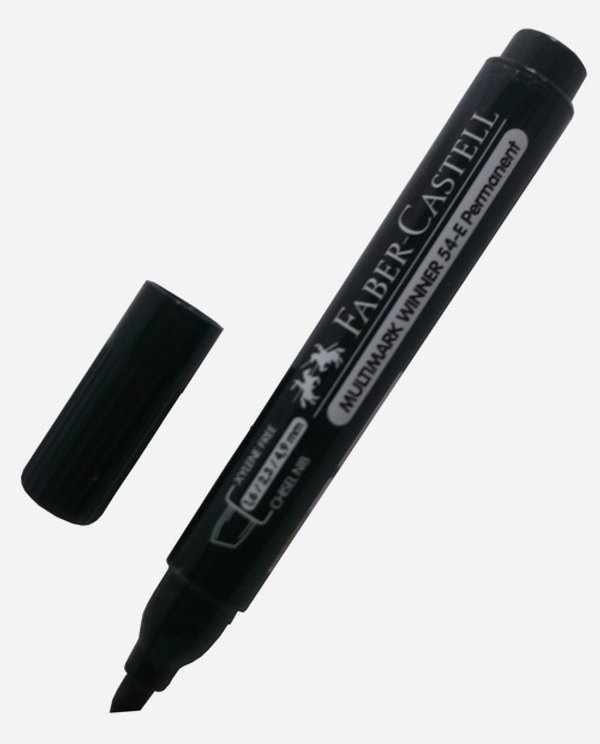 Marcador permanente Faber Castell punta gruesa