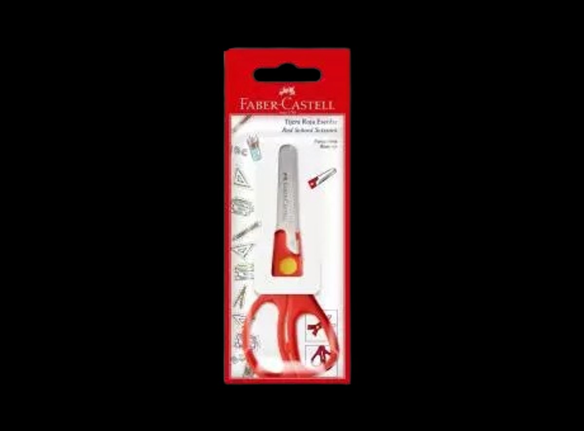 Tijera estudiantil Faber Castell