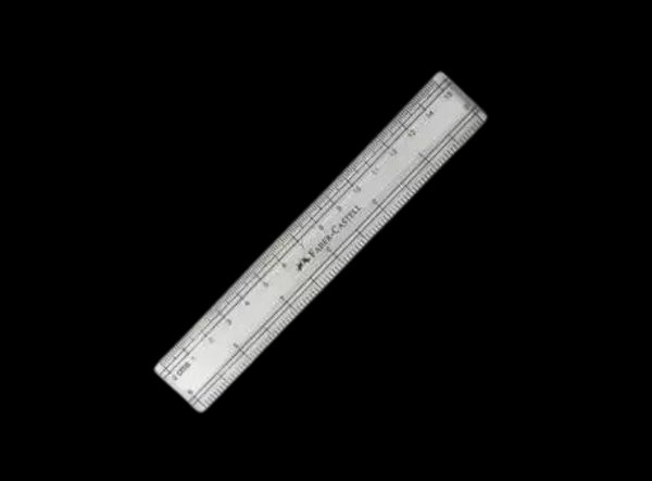 Regla lineal de 15cm Faber Castell