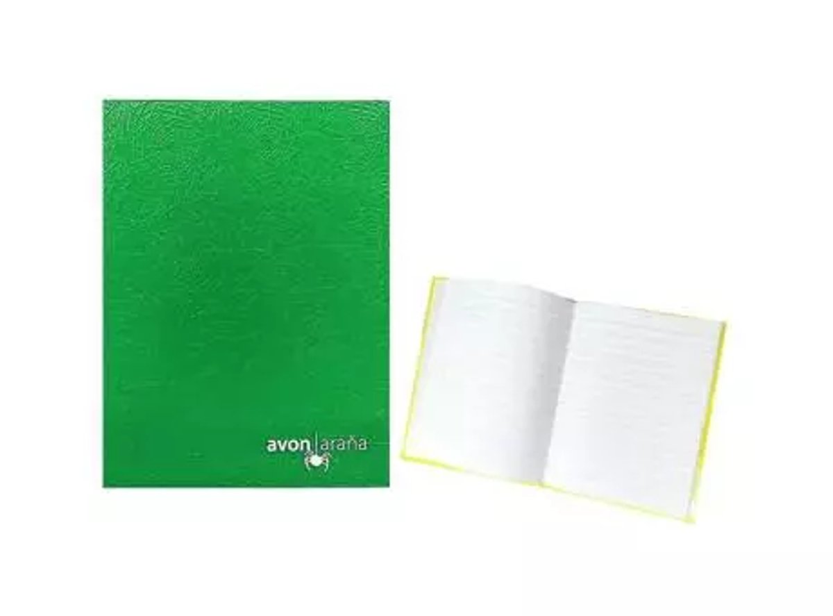 Cuaderno escolar Avon araña 48h doble raya 