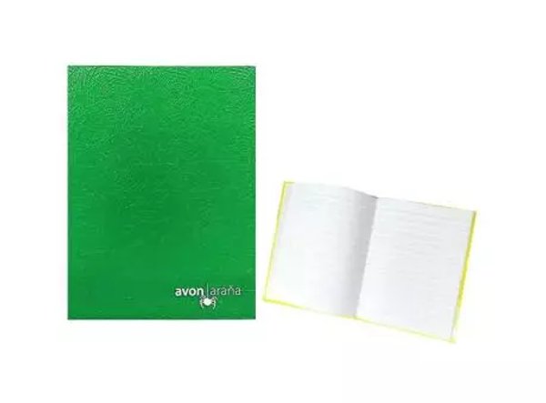 Cuaderno escolar Avon araña 48h doble raya 