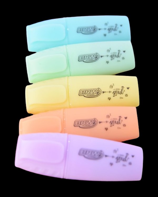 Resaltadores mini marca BRW