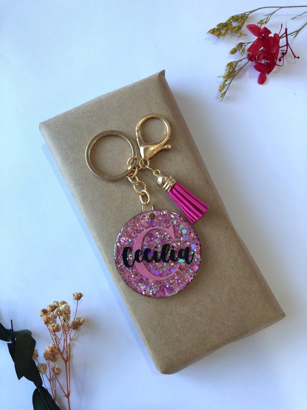 Llaveros personalizados de resina