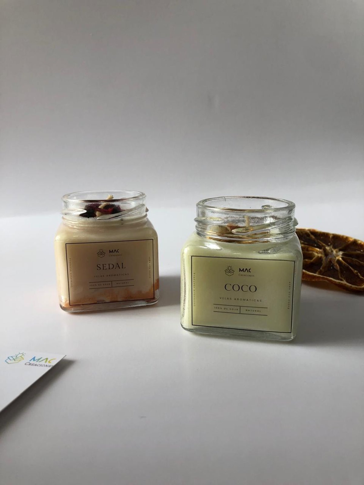 Velas aromáticas de 60ml