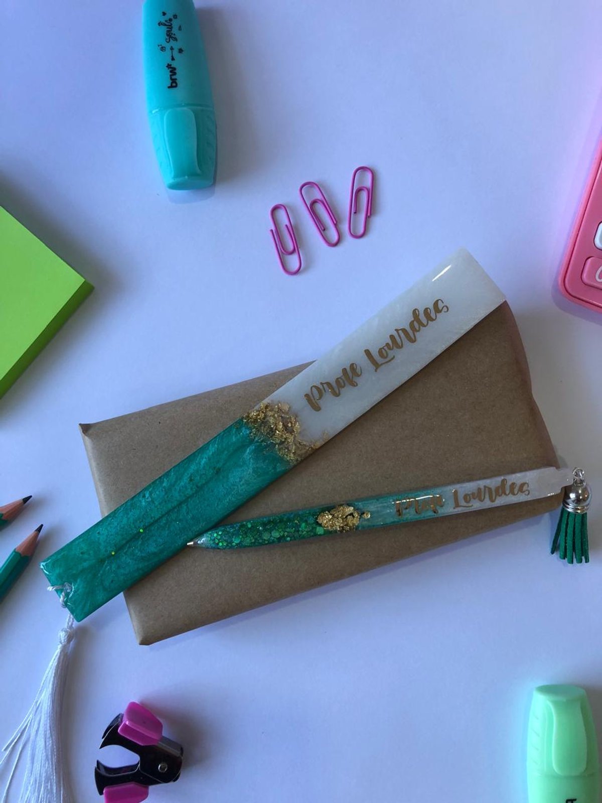 Bolígrafos de resina