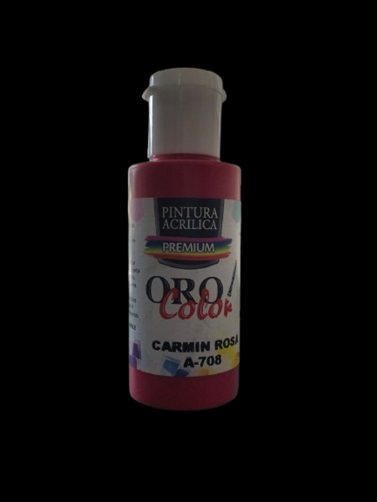 Pintura Acrílica Oro Color - Carmín Rosa 60ML
