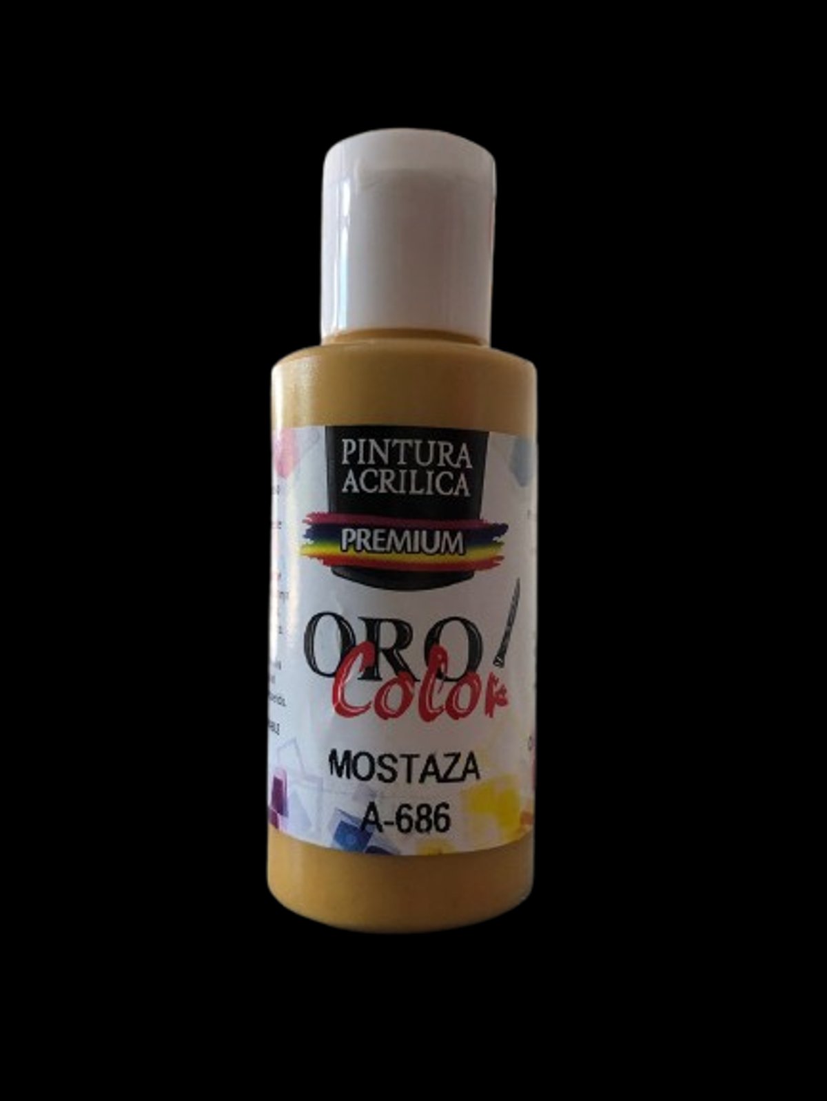 Pintura Acrílica Oro Color - Mostaza 60ML