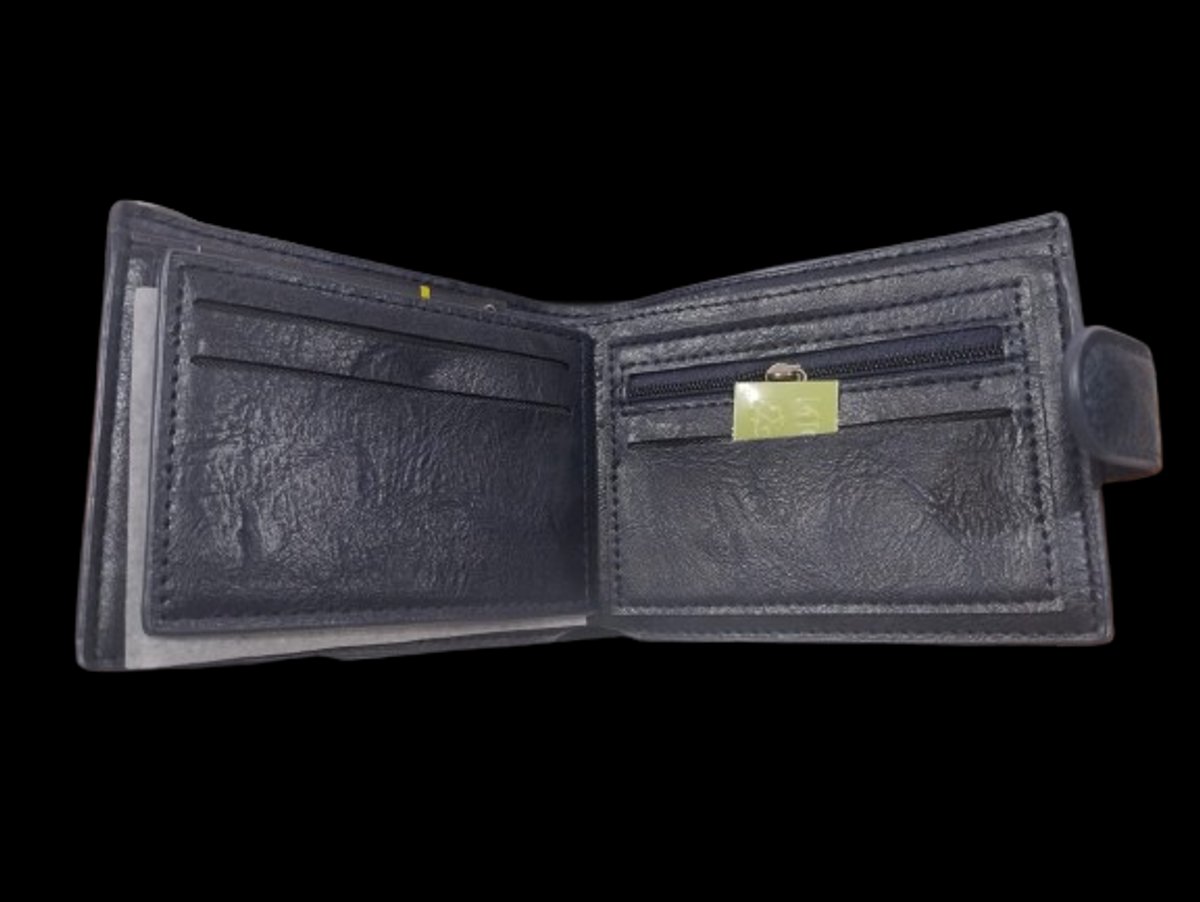 Billetera para caballero con broche magnético 