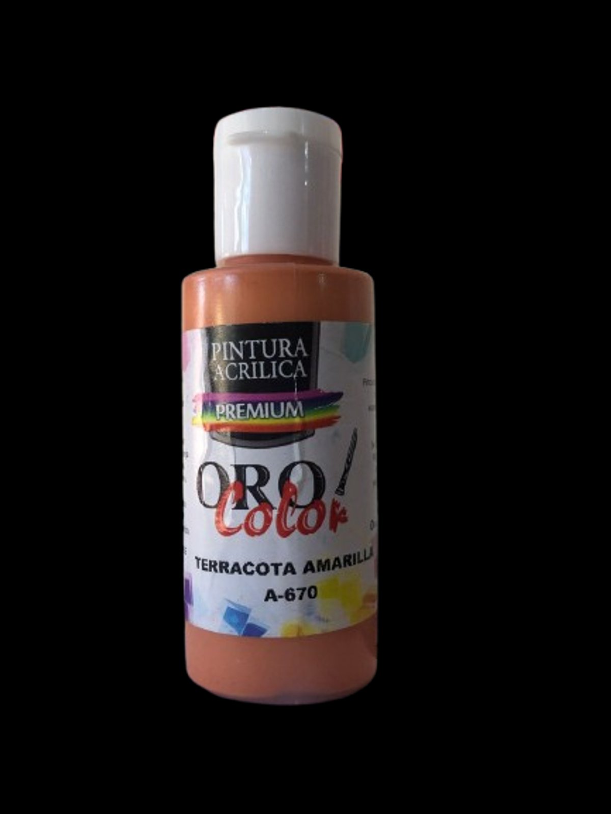 Pintura Acrílica Oro Color - Terracota Amarilla 60ML
