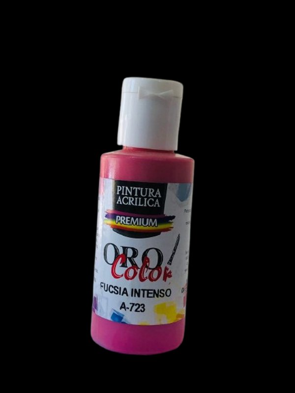 Pintura Acrílica Oro Color - Fucsia Intenso 60ML