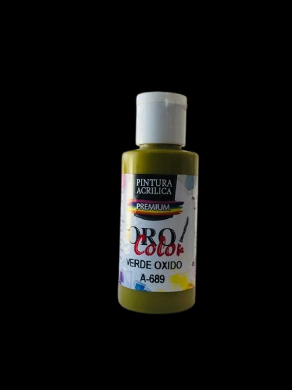 Pintura Acrílica Oro Color - Verde Oxido 60ML