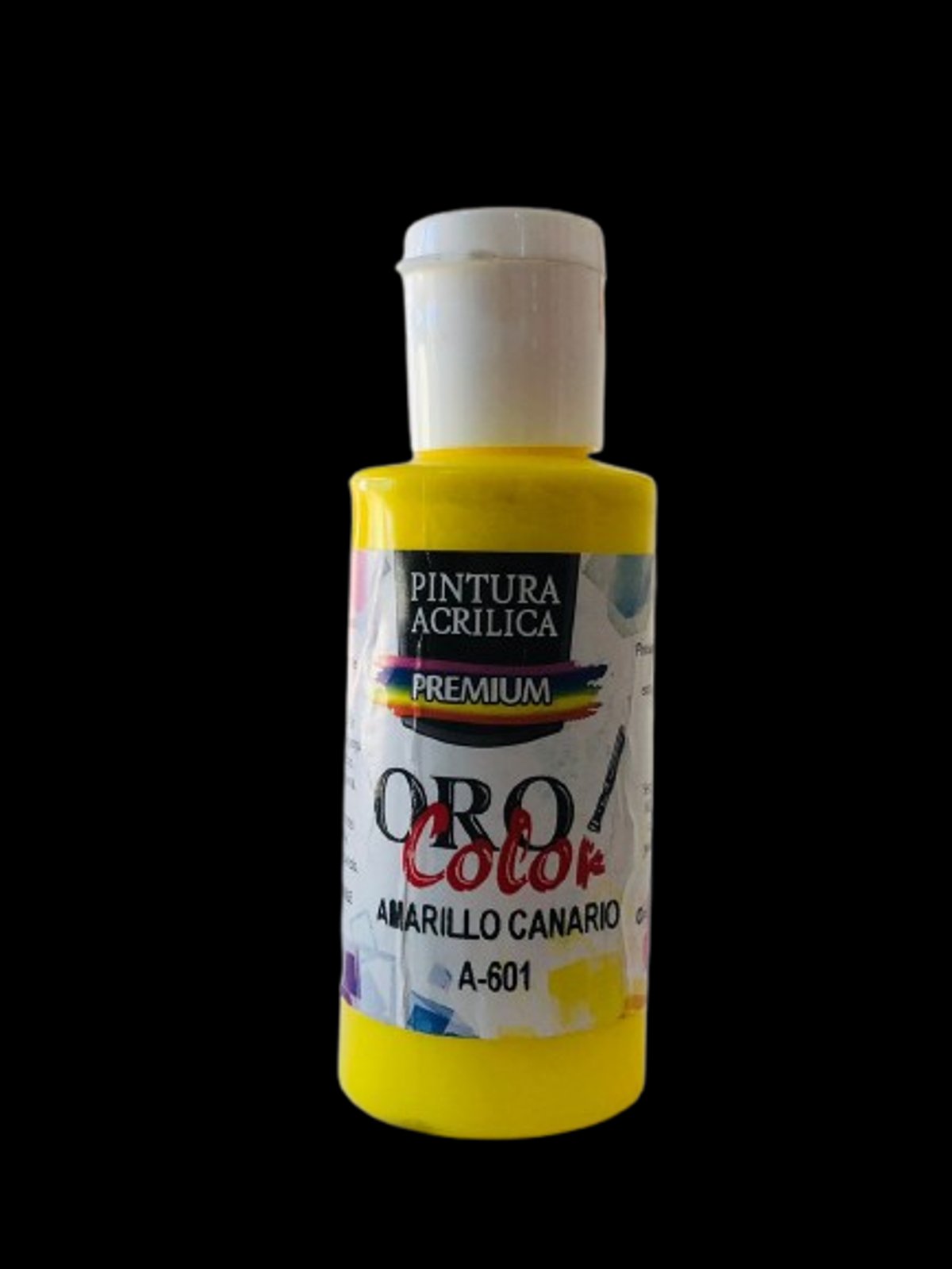 Pintura Acrílica Oro Color - Amarillo Canario 60ML