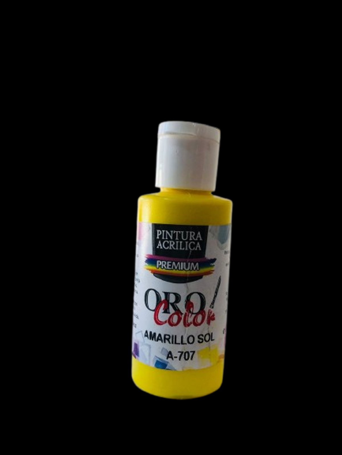 Pintura Acrílica Oro Color - Amarillo Sol 60ML