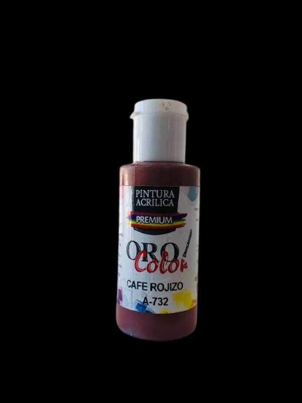 Pintura Acrílica Oro Color - Café Rojizo 60ML