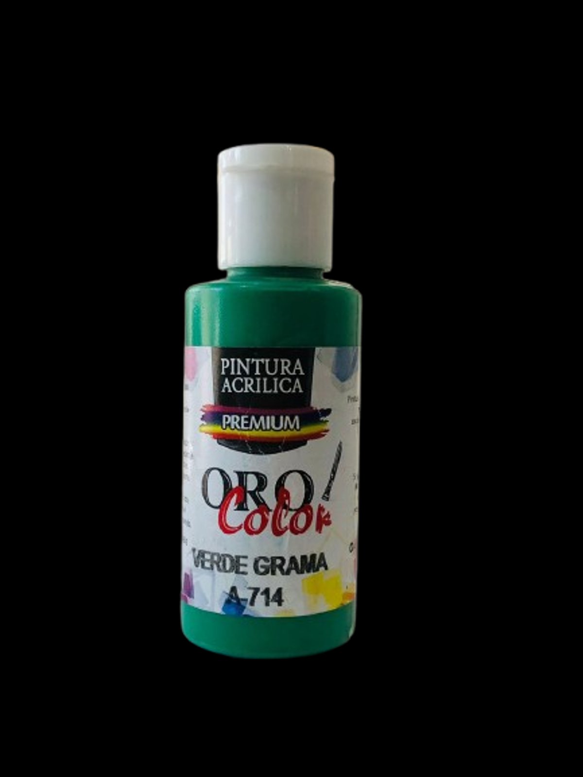 Pintura Acrílica Oro Color - Verde Grama 60ML