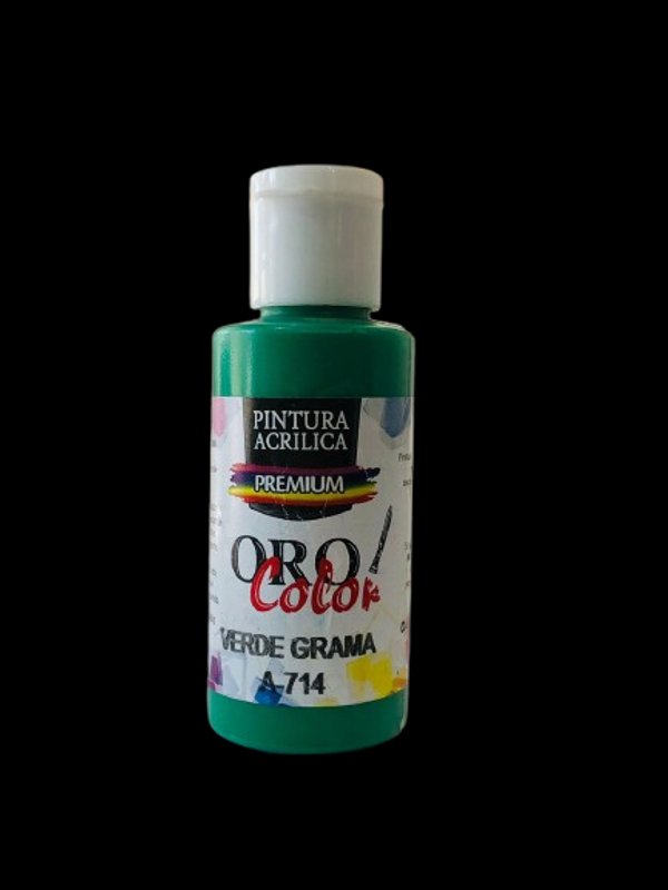 Pintura Acrílica Oro Color - Verde Grama 60ML