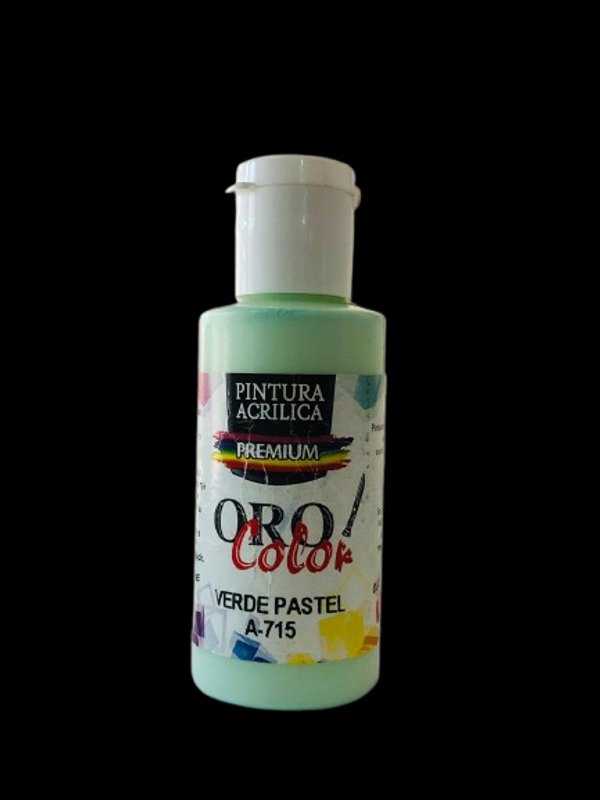Pintura Acrílica Oro Color - Verde Pastel 60ML