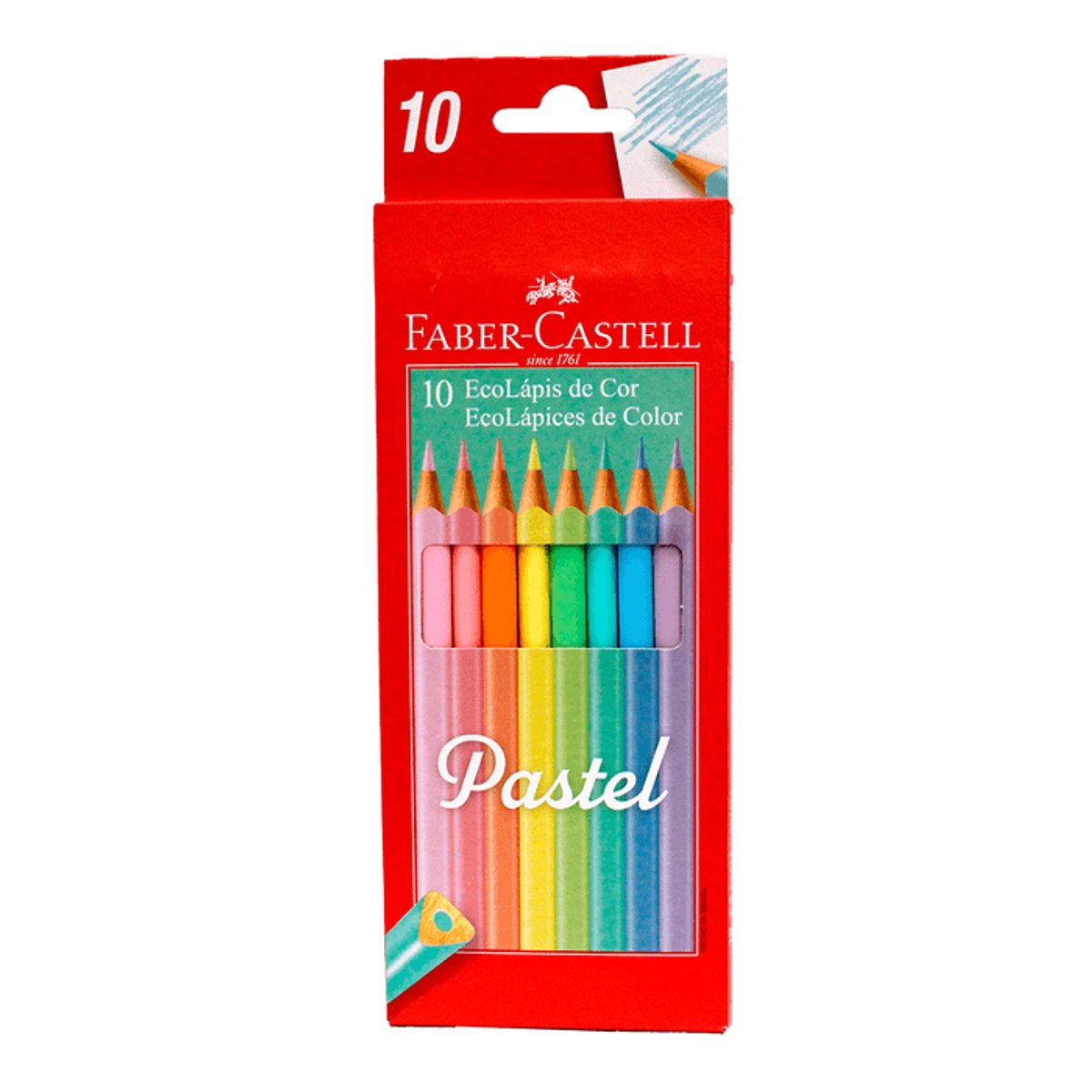 Lápices de colores Pastel Faber Castell de 10 unidades