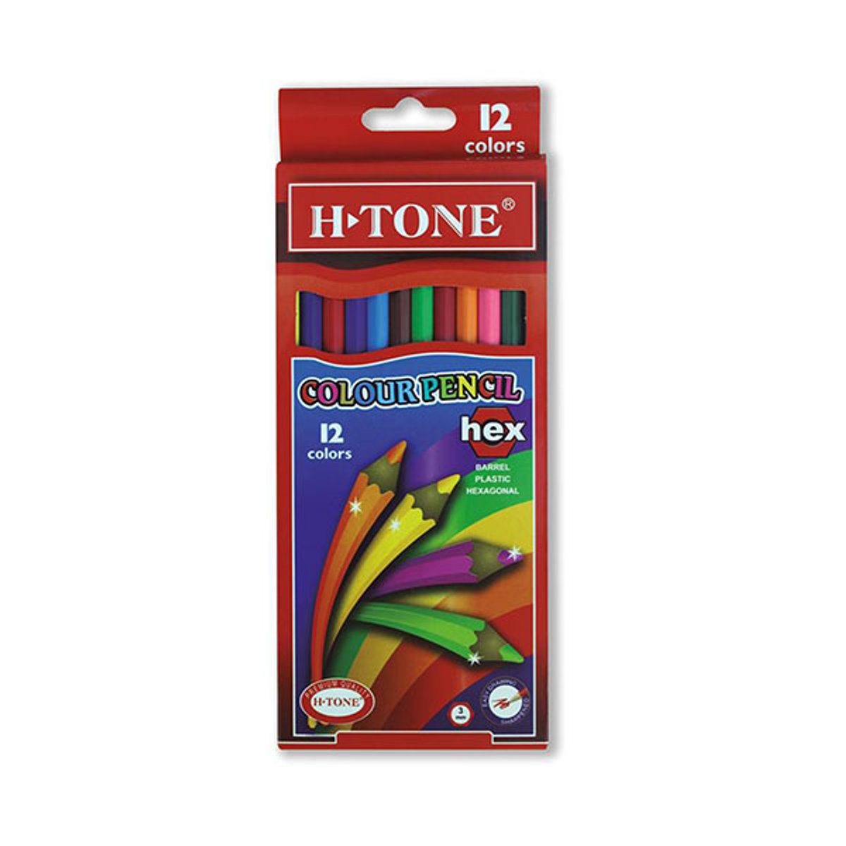 Lápices de colores H-TONE 12 unidades