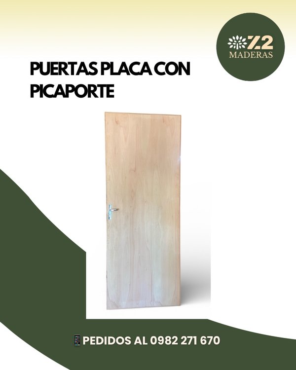 Puerta Placa Simple 🚪