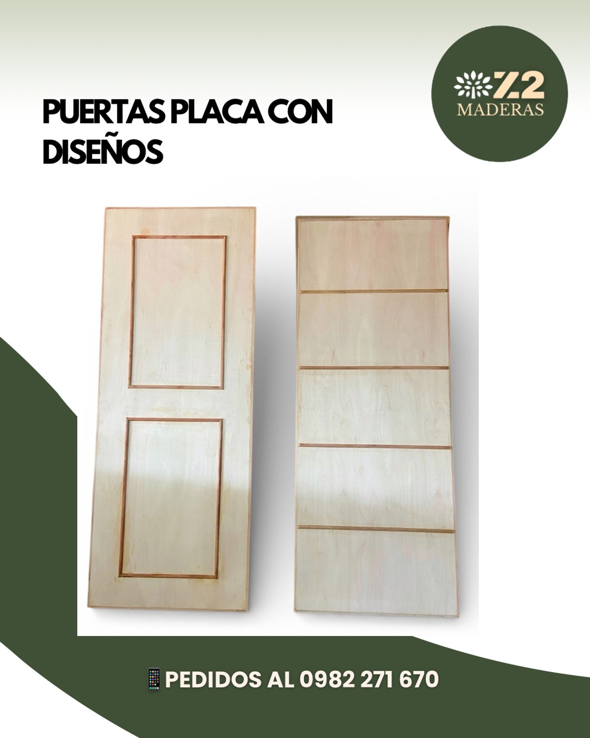 Puerta Placa con diseño 🚪 - 3