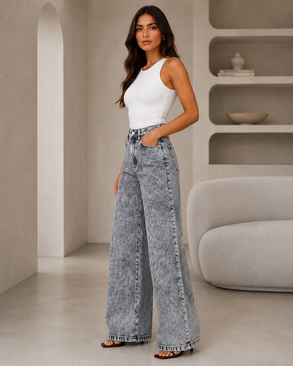 WIDE LEG AHUMADO