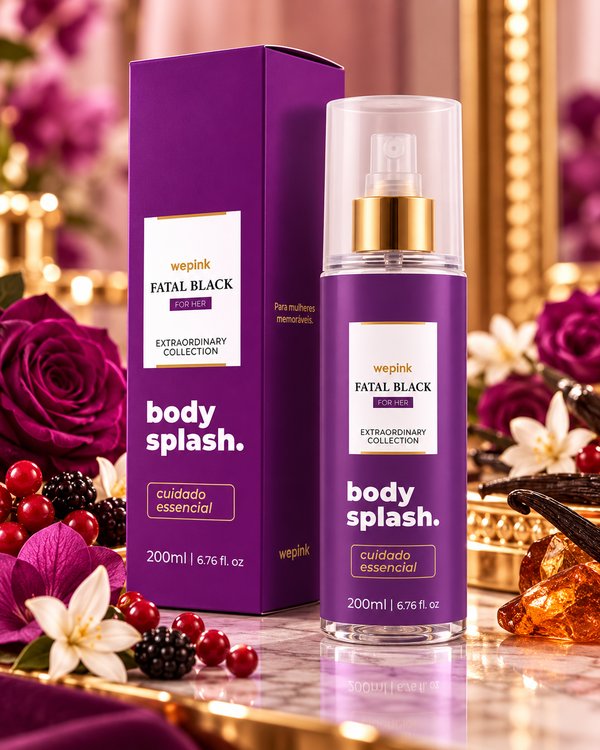  Fatal Black For Her Body Splash