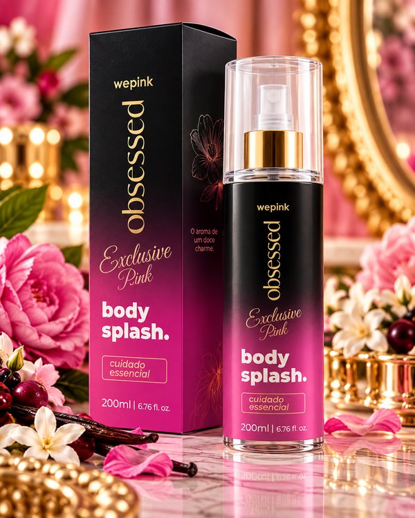 Obsessed Exclusive Pink Body Splash