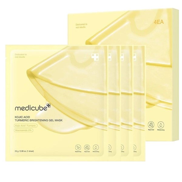 MASCARILLA MEDICUBE KOJIC ACID TURMERIC