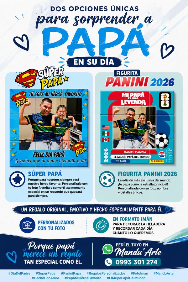 Dia Del Padre 2026 👨🏻 💙🎁